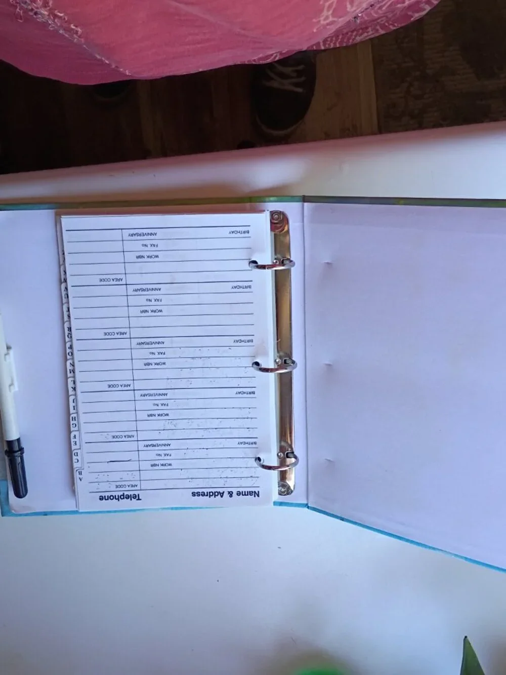 Address And Telephone Book Write And Erase Lightly Used